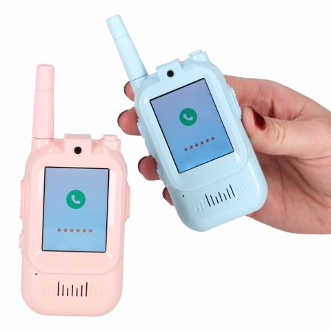Walkie talkie krótkofalówki dla dzieci kamera funkcja wideo niebieski-różowy Kik Sp. z o. o. Sp. k.