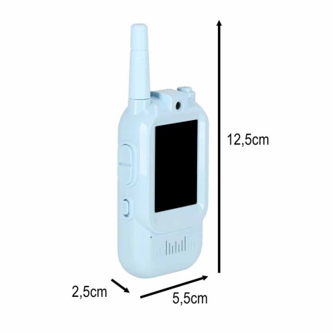 Walkie talkie krótkofalówki dla dzieci kamera funkcja wideo niebieski-różowy Kik Sp. z o. o. Sp. k.