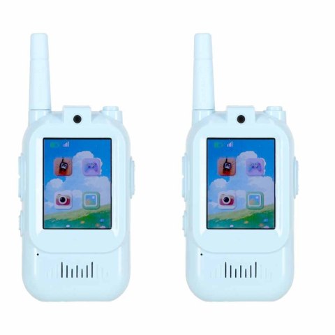 Walkie talkie krótkofalówki dla dzieci kamera funkcja wideo niebieskie Kik Sp. z o. o. Sp. k.