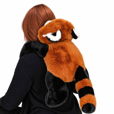 Maskotka pluszak obciążeniowy przytulanka 1,5 kg panda czerwona Kik Sp. z o. o. Sp. k.