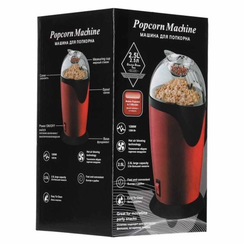 Maszyna maszynka do popcornu beztłuszczowa domowa urządzenie 1200W Kik Sp. z o. o. Sp. k.