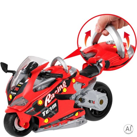 Motor motocykl interaktywny zestaw mechanika silnik do skręcania rozkręcania Kik Sp. z o. o. Sp. k.