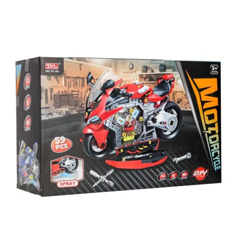 Motor motocykl interaktywny zestaw mechanika silnik do skręcania rozkręcania Kik Sp. z o. o. Sp. k.