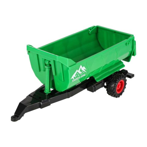 Traktor zdalnie sterowany ciągnik z przyczepą wywrotką 1:24 światła USB Kik Sp. z o. o. Sp. k.