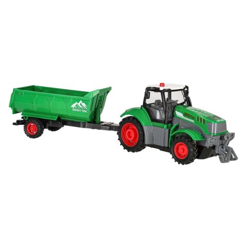 Traktor zdalnie sterowany ciągnik z przyczepą wywrotką 1:24 światła USB Kik Sp. z o. o. Sp. k.