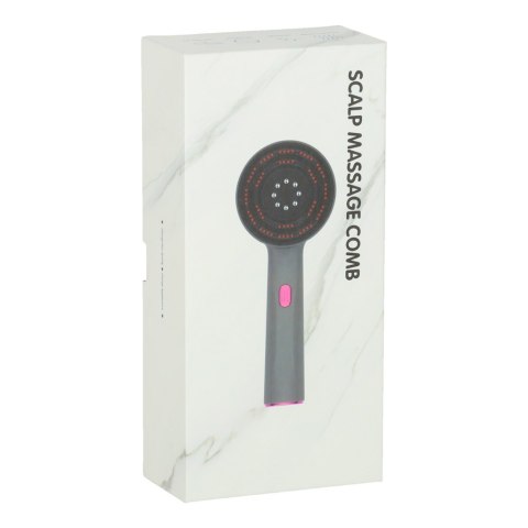 Masażer szczotka do masażu skóry głowy aplikator olejków USB czarna Kik Sp. z o. o. Sp. k.