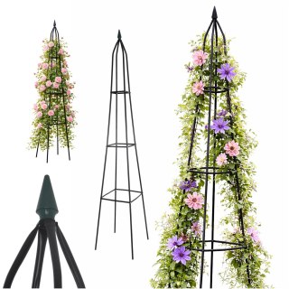 Pergola podpora LUARO ogrodowa na kwiaty stojak na róże pnące piramida metalowa Kik Sp. z o. o. Sp. k.