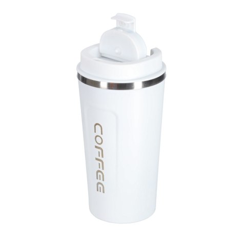 Kubek podróżny LED z ustnikiem 500ml biały Kik Sp. z o. o. Sp. k.
