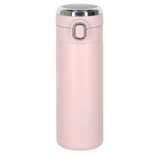 Kubek termiczny z ustnikiem termos LED 350ml róż Kik Sp. z o. o. Sp. k.