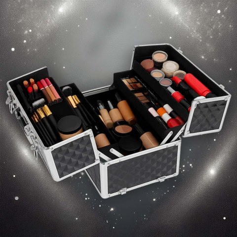 Kuferek na kosmetyki walizka organizer kosmetyczny XXL 3D Kik Sp. z o. o. Sp. k.