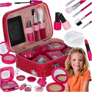 Kuferek zestaw kosmetyków do makijażu i paznokci makeup dla dzieci 22 elementy Kik Sp. z o. o. Sp. k.