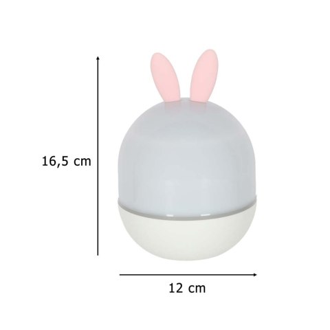 Lampka nocna projektor gwiazd LED USB obrotowy 6 motywów pilot królik Kik Sp. z o. o. Sp. k.