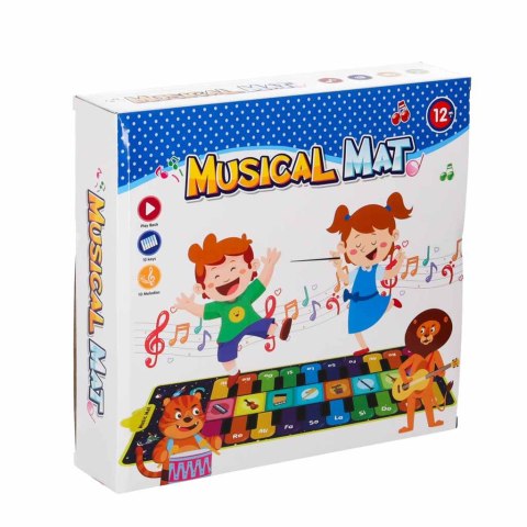 Mata do tańczenia dla dzieci interaktywna muzyczna 8 instrumentów 10 melodii Kik Sp. z o. o. Sp. k.