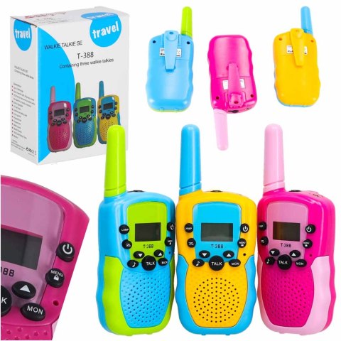 Walkie talkie krótkofalówka dla dzieci zestaw 3 sztuki Kik Sp. z o. o. Sp. k.