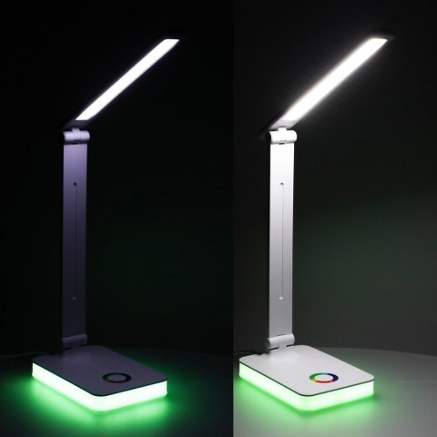 Lampka na biurko biurkowa LED USB dotykowa podświetlana RGB regulacja światła Kik Sp. z o. o. Sp. k.