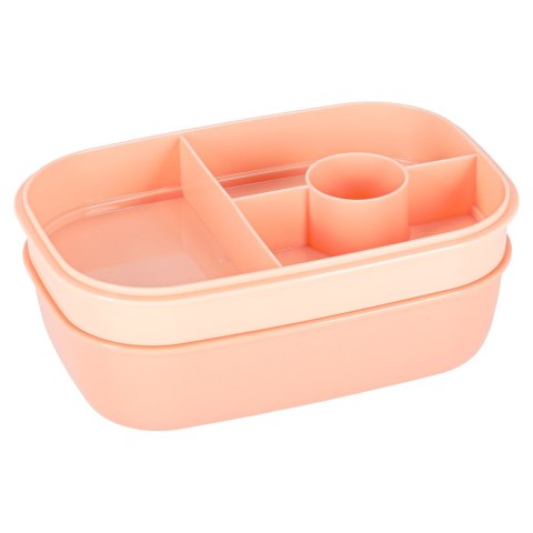Lunch box śniadaniówka pudełko śniadaniowe z przegródkami dzielone 1900ml pomarańczowe Kik Sp. z o. o. Sp. k.