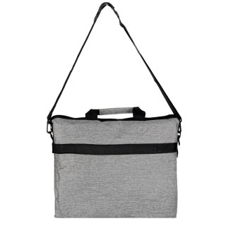 Torba na laptopa 15,6 cali na ramię z paskiem teczka biznesowa damska męska szara Kik Sp. z o. o. Sp. k.