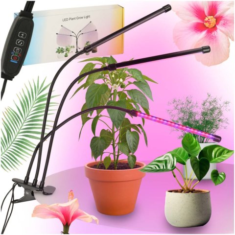 Lampa do roślin LED uprawy wzrostu panel 3 żarówki Kik Sp. z o. o. Sp. k.