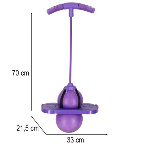 Skoczek dla dzieci pogo równowaga jumper fioletowy Kik Sp. z o. o. Sp. k.