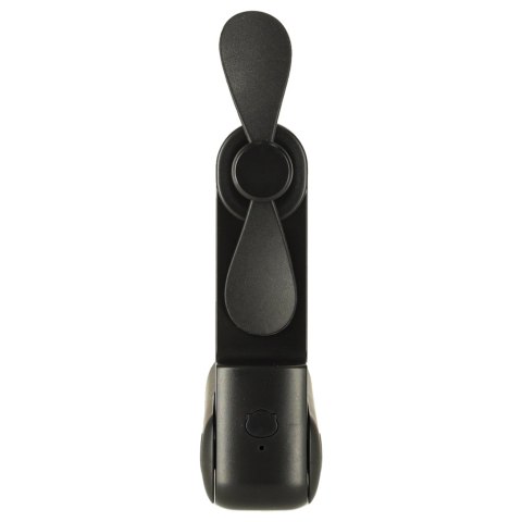 Wiatrak biurkowy wentylator mini ręczny składany wiatraczek przenośny USB czarny Kik Sp. z o. o. Sp. k.